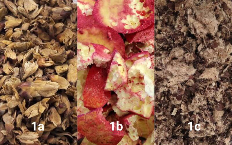 Esempi di scarti e sottoprodotti dell’industria agroalimentare come fonte di sostanze bioattive